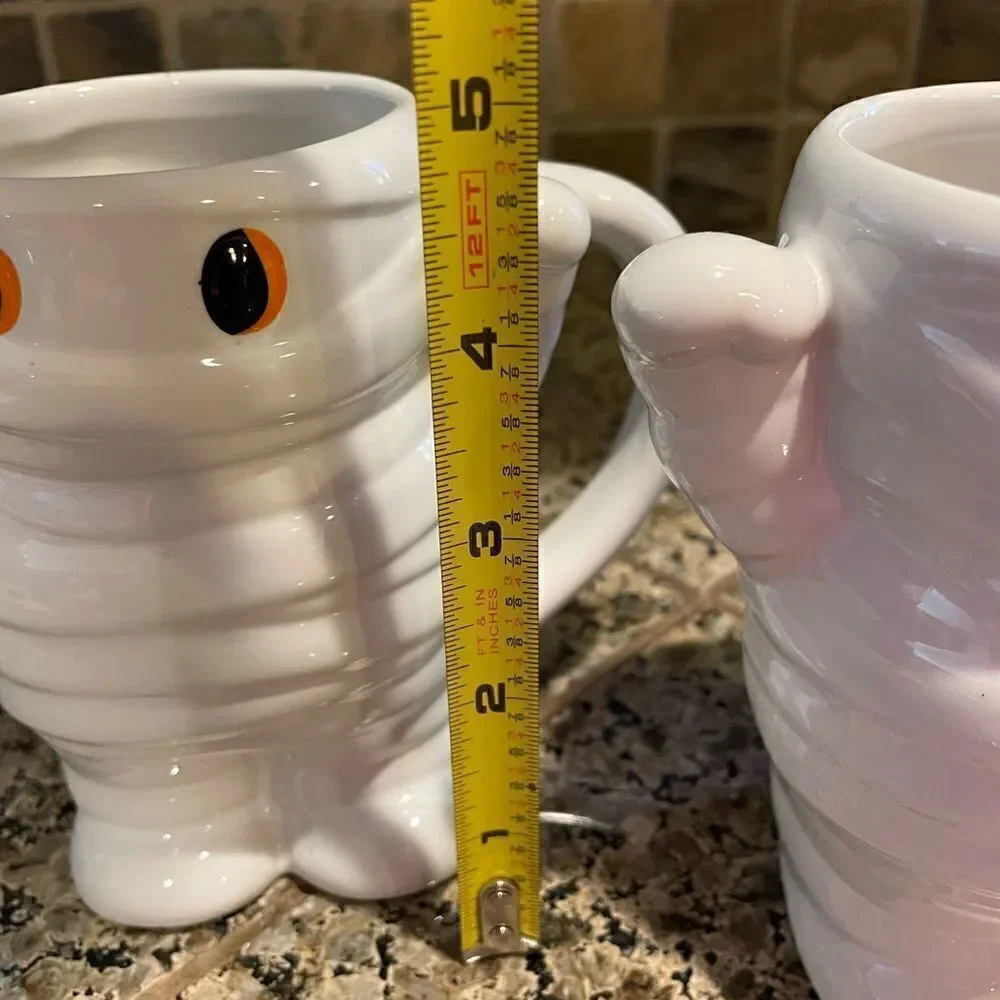 Hyde and EEK Stoneware Mummy Mugs set of 2!